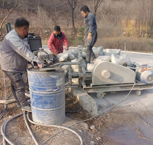 定陶路面下沉注浆